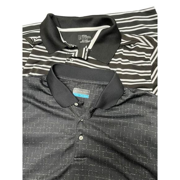 PGA Tour Short Sleeve Golf Shirts, Lot of 2 Blank and White XXL - Picture 1 of 7